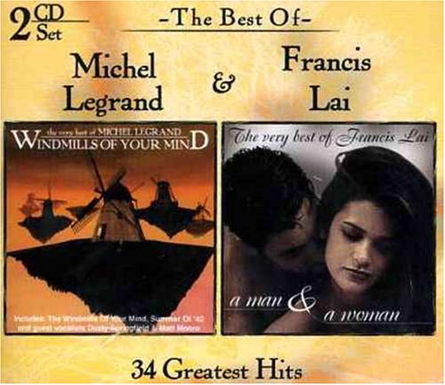 LEGRAND, MICHEL & FRANCIS LAI - BEST OF: 34 GREATEST HITS (2CD)