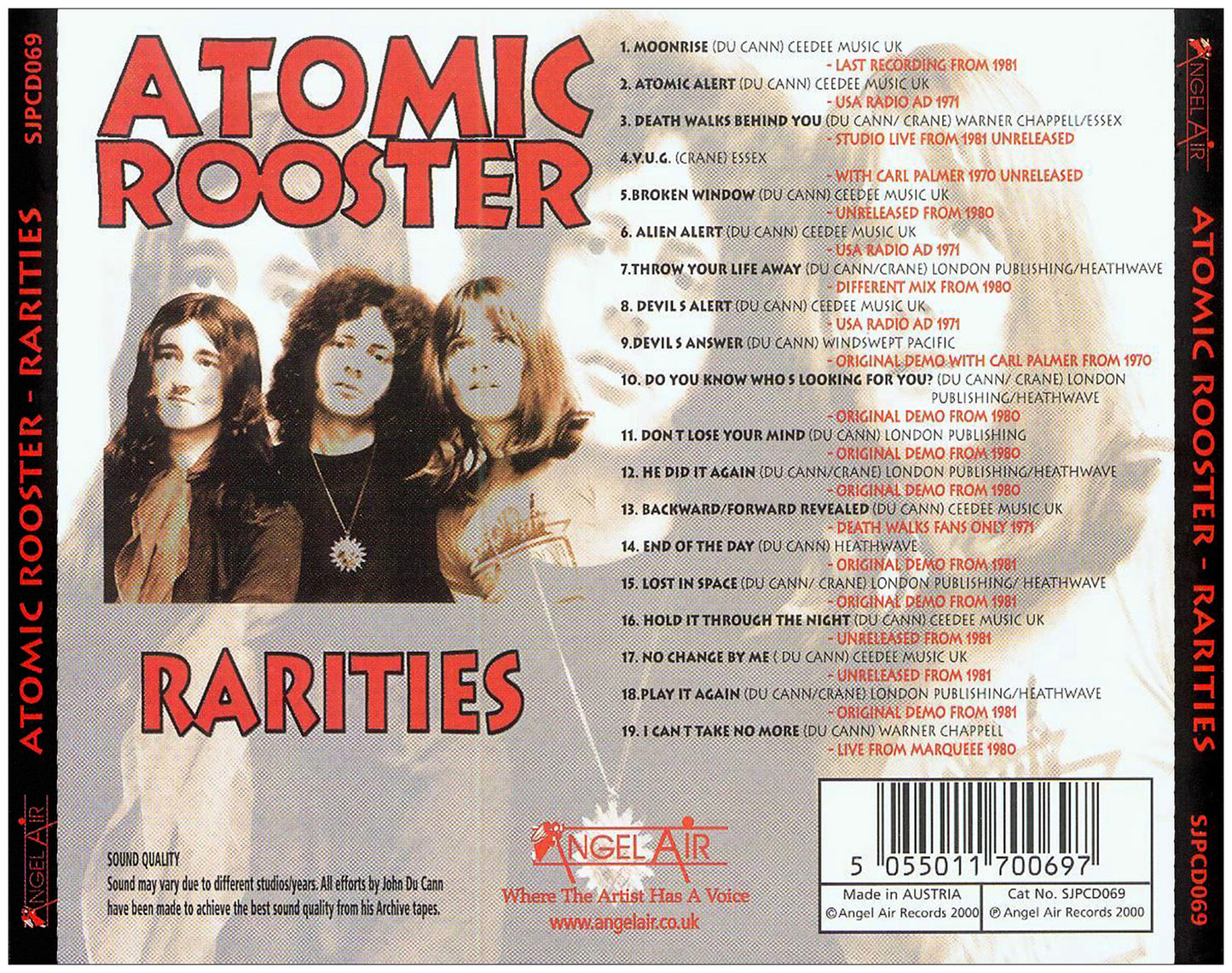 ATOMIC ROOSTER - RARITIES