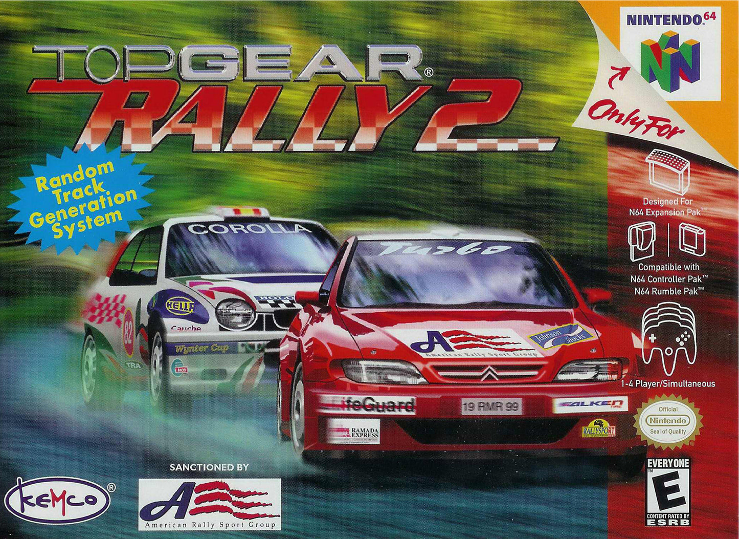 TOP GEAR RALLY 2 - N64