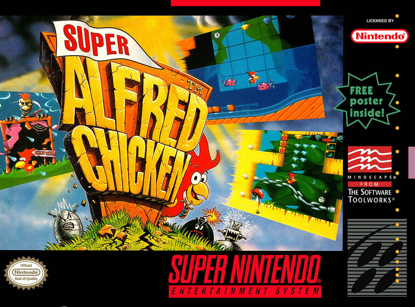 SUPER ALFRED CHICKEN - SNES
