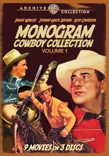 MONOGRAM COWBOY COLLECTION - DVD-VOLUME 1-WARNER ARCHIVE (3 DISCS)