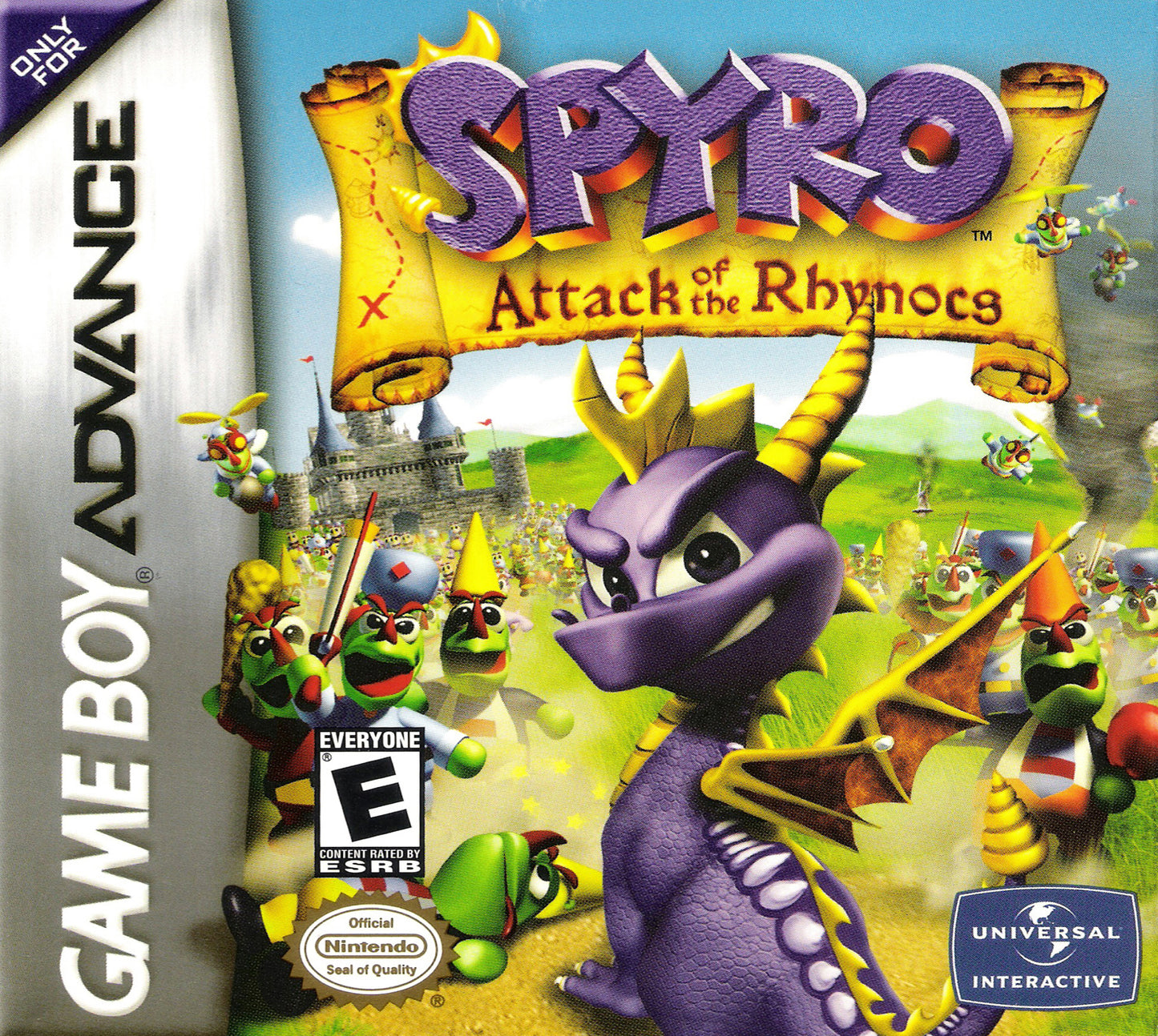 SPYROL ATTACK OF THE RHYNOCS - GBA