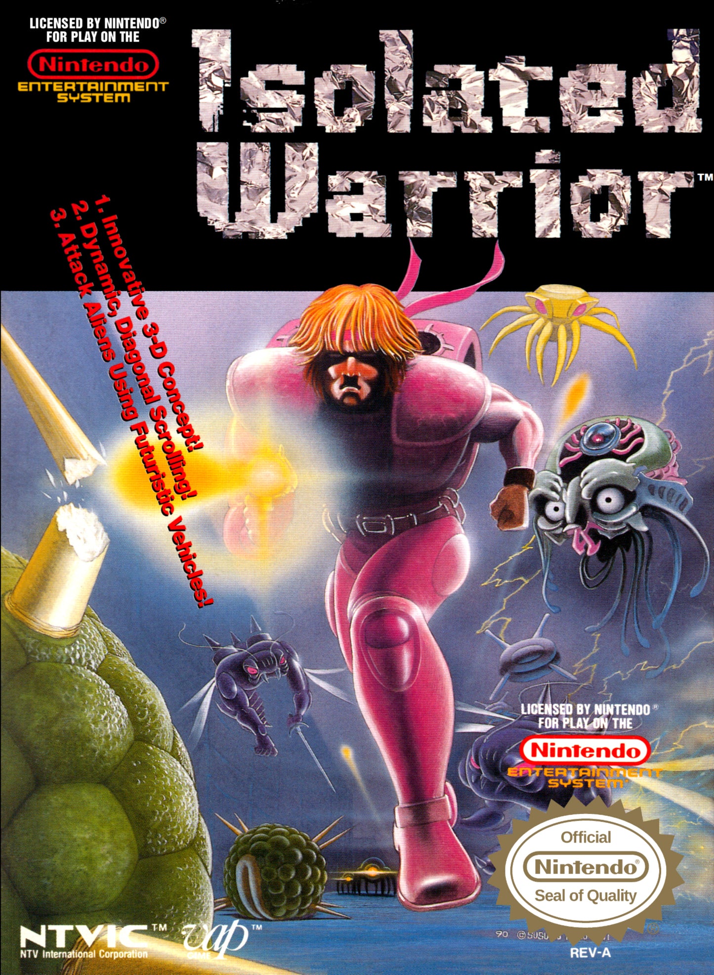 ISOLATED WARRIOR - NES