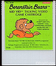 BERENSTAIN BEARS - ATARI2600