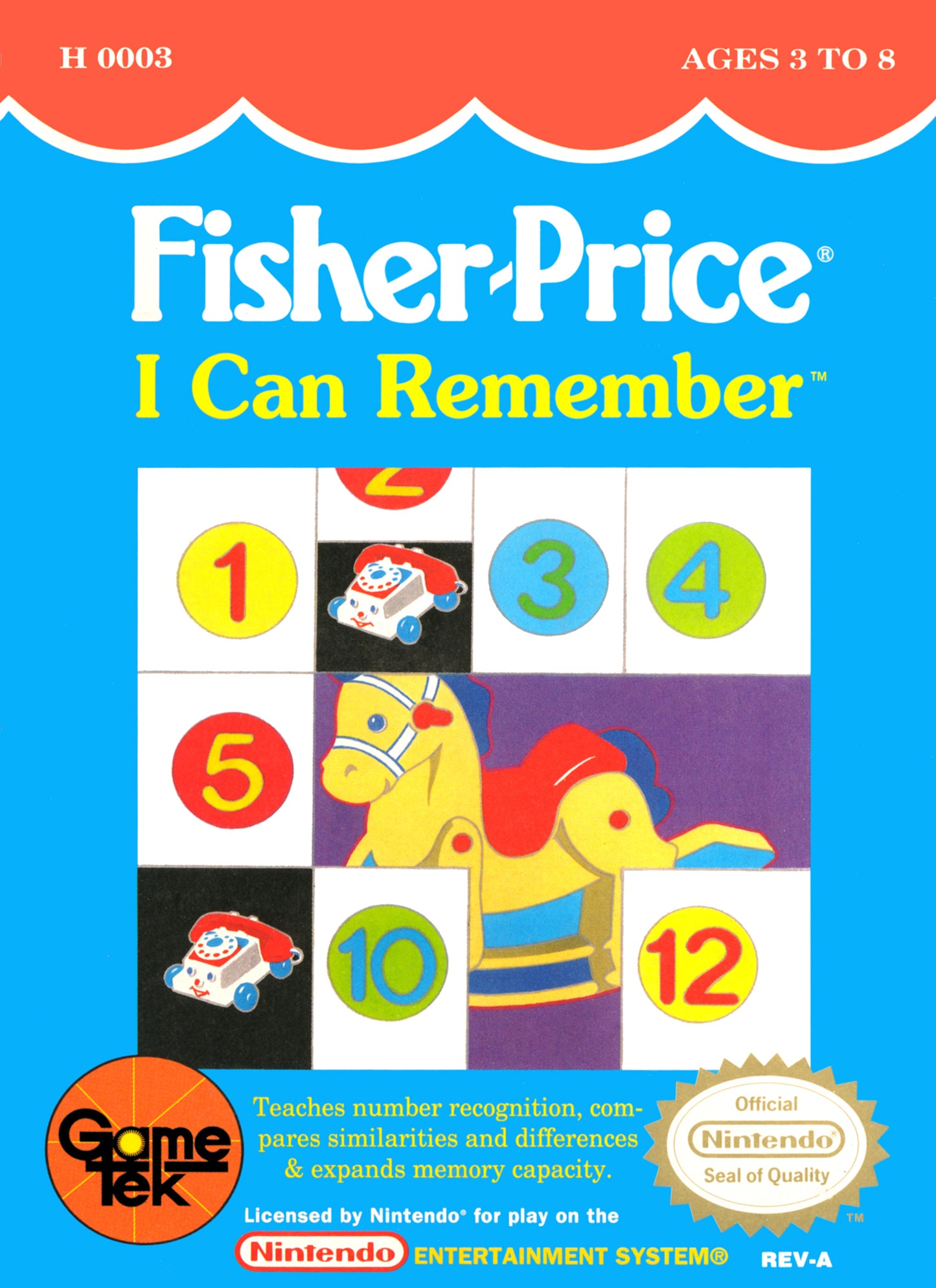 FISHER-PRICE: I CAN REMEMBER - NES