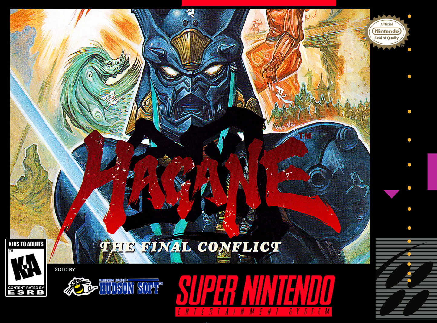 HAGANE: THE FINAL CONFLICT - SNES (W/BOX)