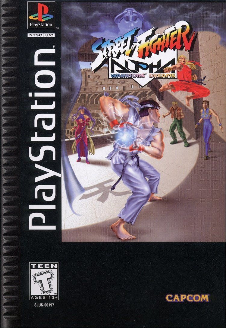 STREET FIGHTER ALPHA: WARRIORS' (LONGBOX - PS1
