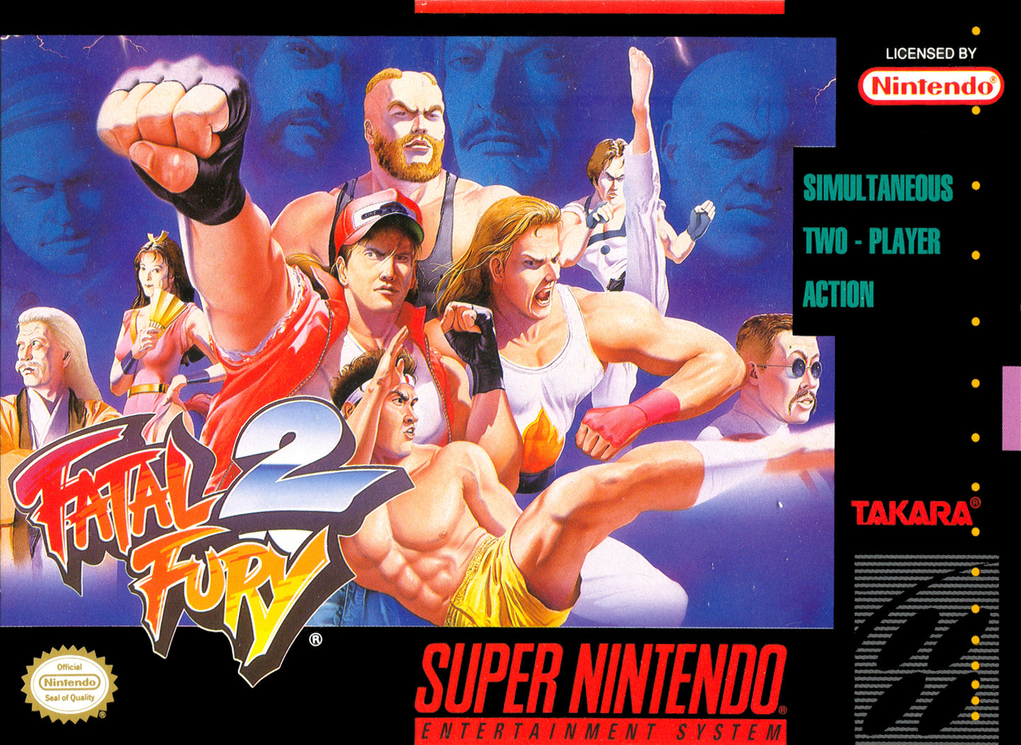 FATAL FURY 2 - SNES (W/BOX & MANUAL)