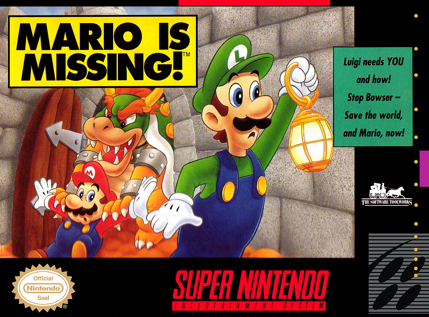 MARIO IS MISSING - SNES