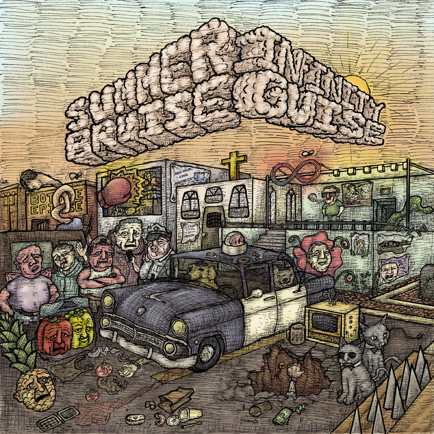 SUMMERBRUISE - INFINITY GUISE (CLEAR W/ ORANGE & RED SWIRL VINYL)