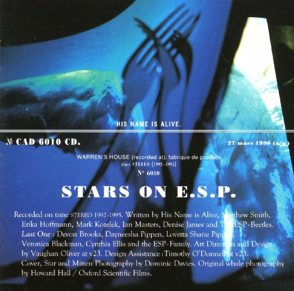 HIS NAME IS ALIVE - STARS ON E.S.P. (15 TRACKS)