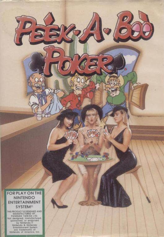 PEEK-A-BOO POKER - NES (W/BOX & MANUAL)