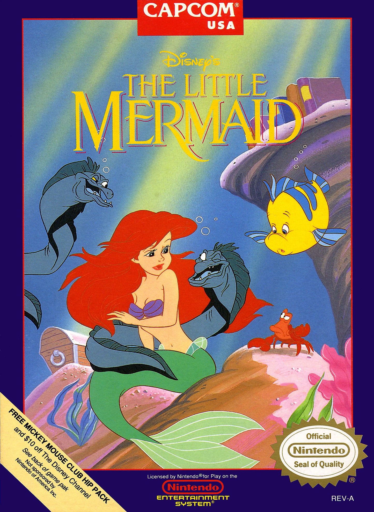 LITTLE MERMAID - NES (W/BOX)