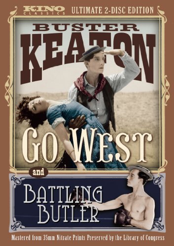 GO WEST (MOVIE)/BATTLING BUTLER - DVD-1925-BUSTER KEATON-ULTIMATE 2-DISC E