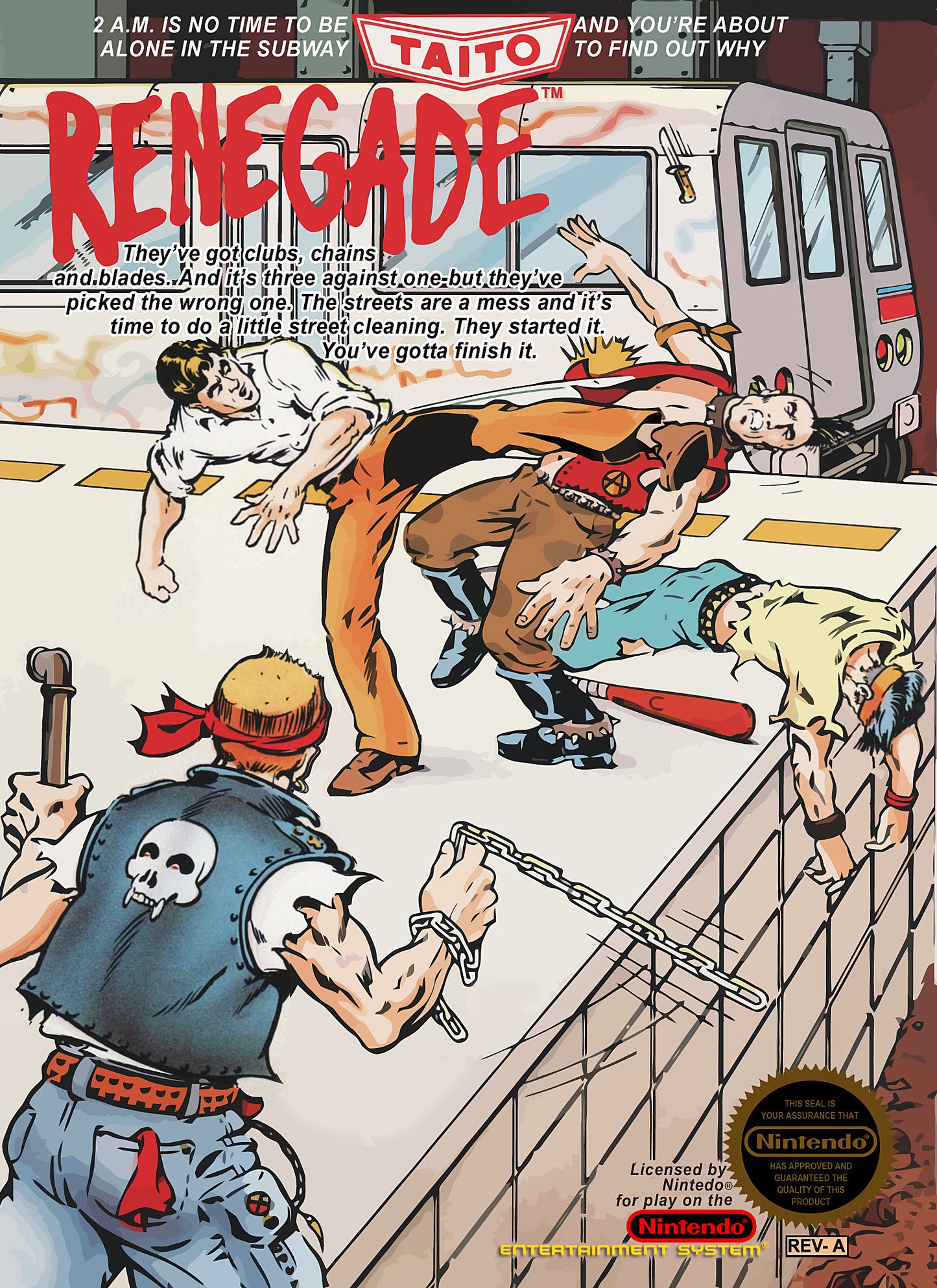 TARGET RENEGADE - NES (W/BOX)