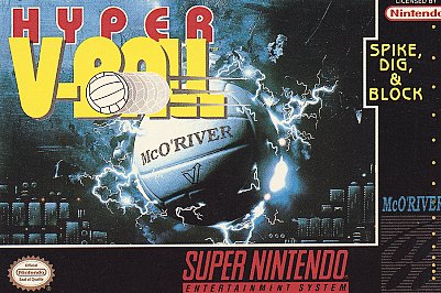 HYPER V-BALL - SNES (W/BOX & MANUAL)