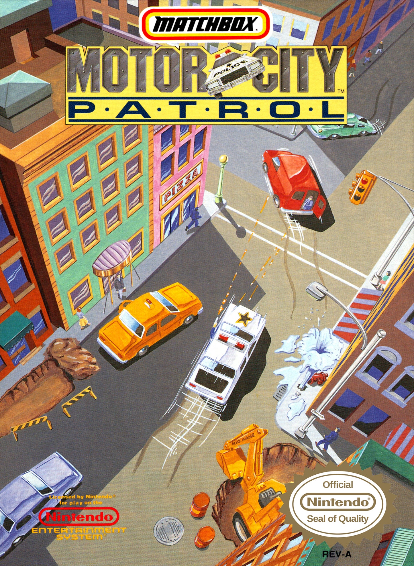 MOTOR CITY PATROL - NES (W/BOX & MANUAL)