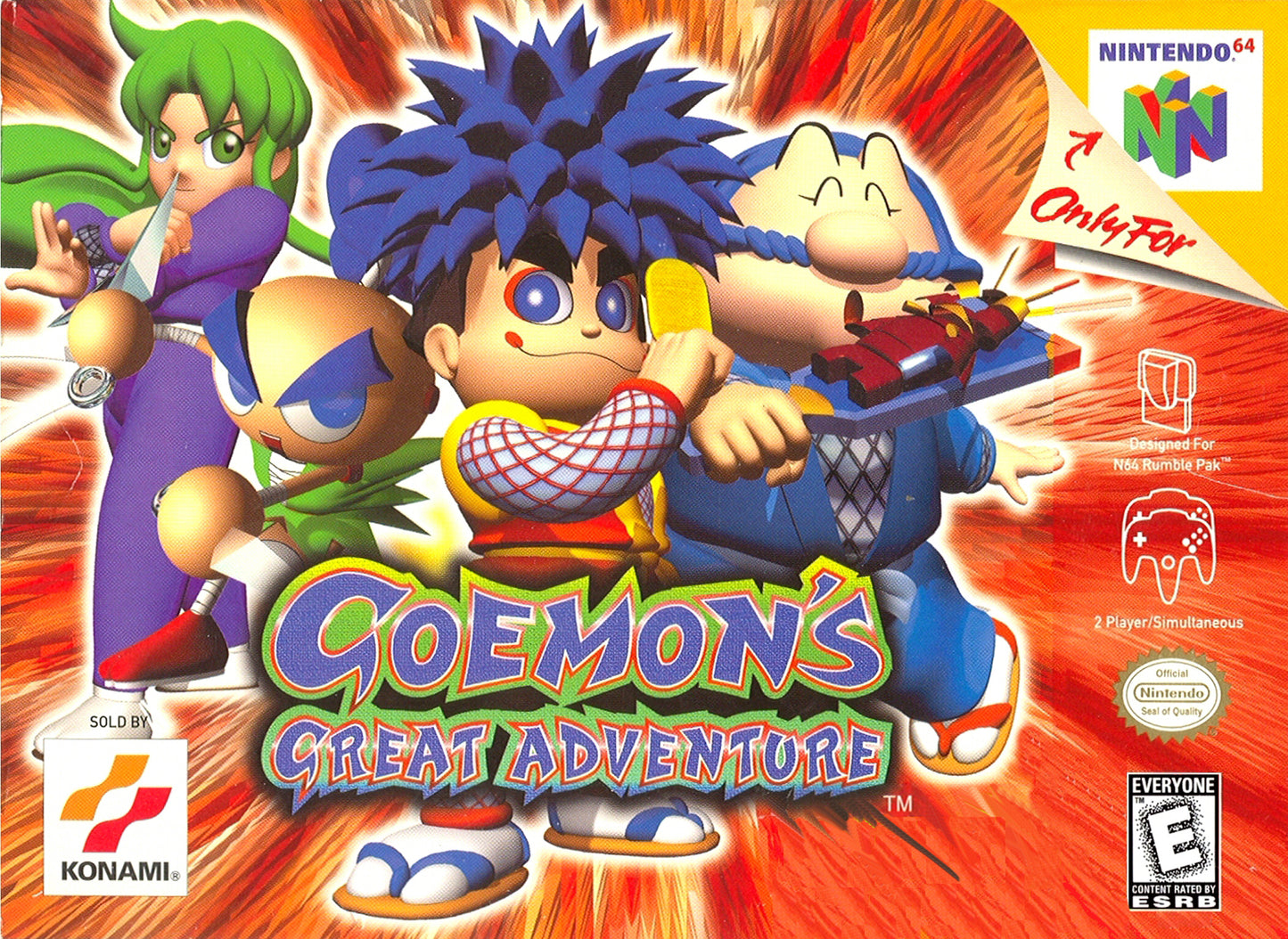 GOEMON'S GREAT ADVENTURE - N64