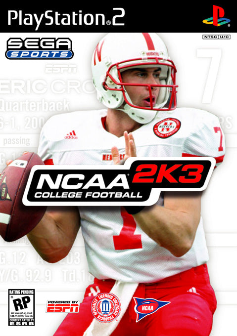 NCAA COLLEGE FOOTBALL 2K3 - XBOX