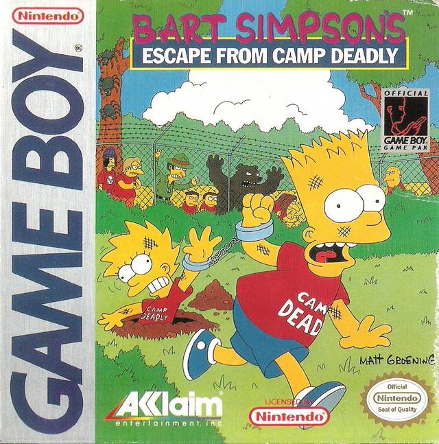 BART SIMPSON'S ESCAPE FROM CAMP DEADLY - GB1