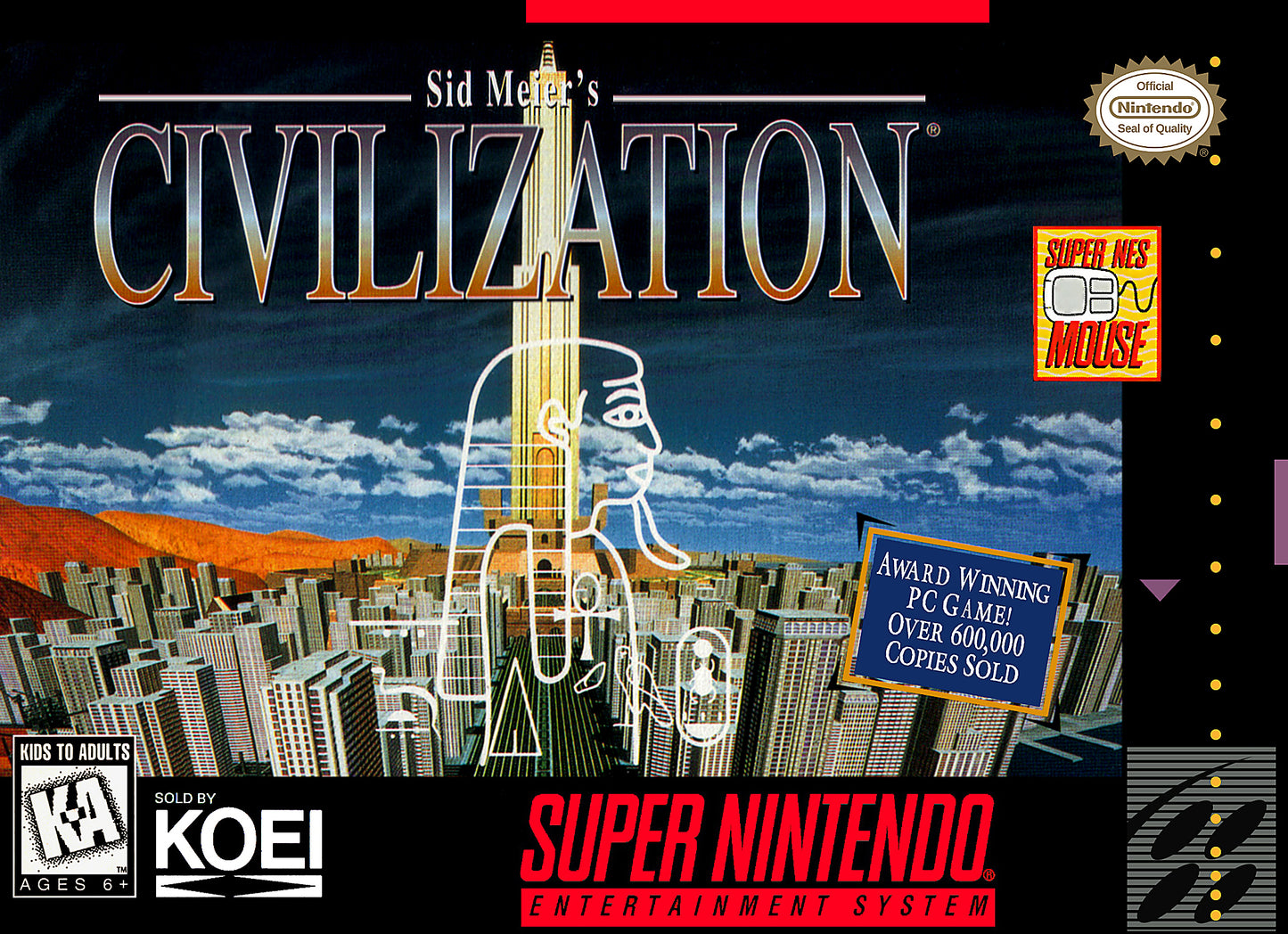 SID MEIER'S CIVILIZATION - SNES