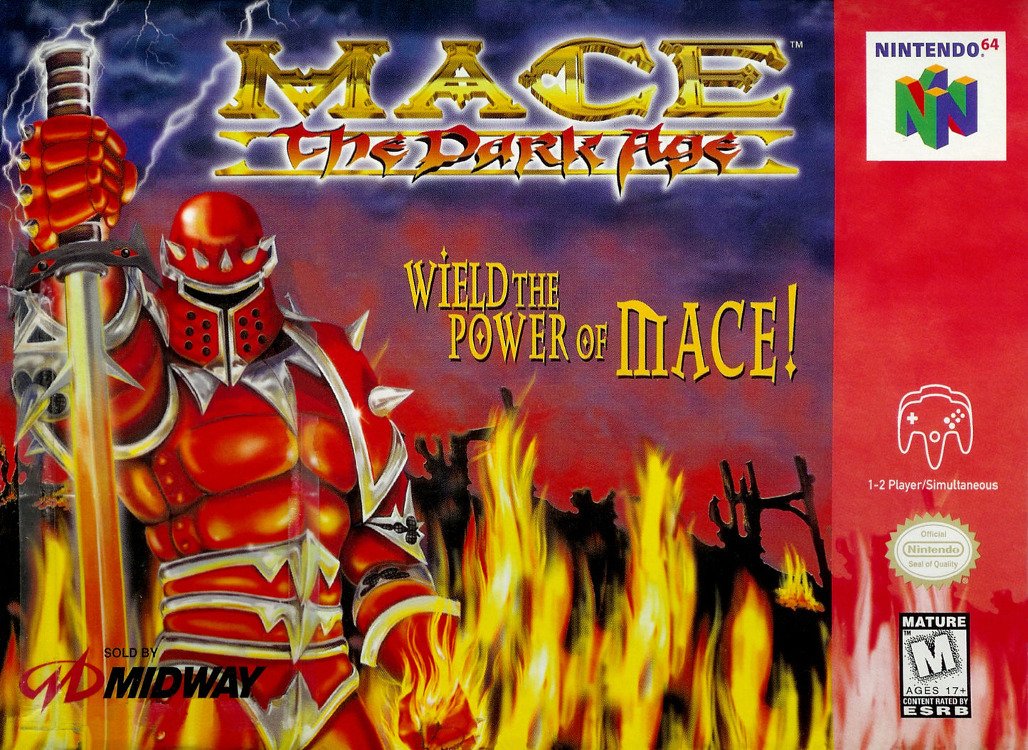 MACE: THE DARK AGE - N64 (W/BOX & MANUAL)