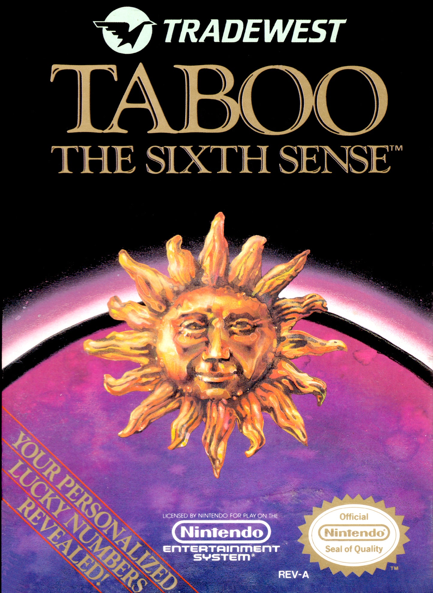 TABOO: THE SIXTH SENSE - NES (W/BOX & MANUAL)