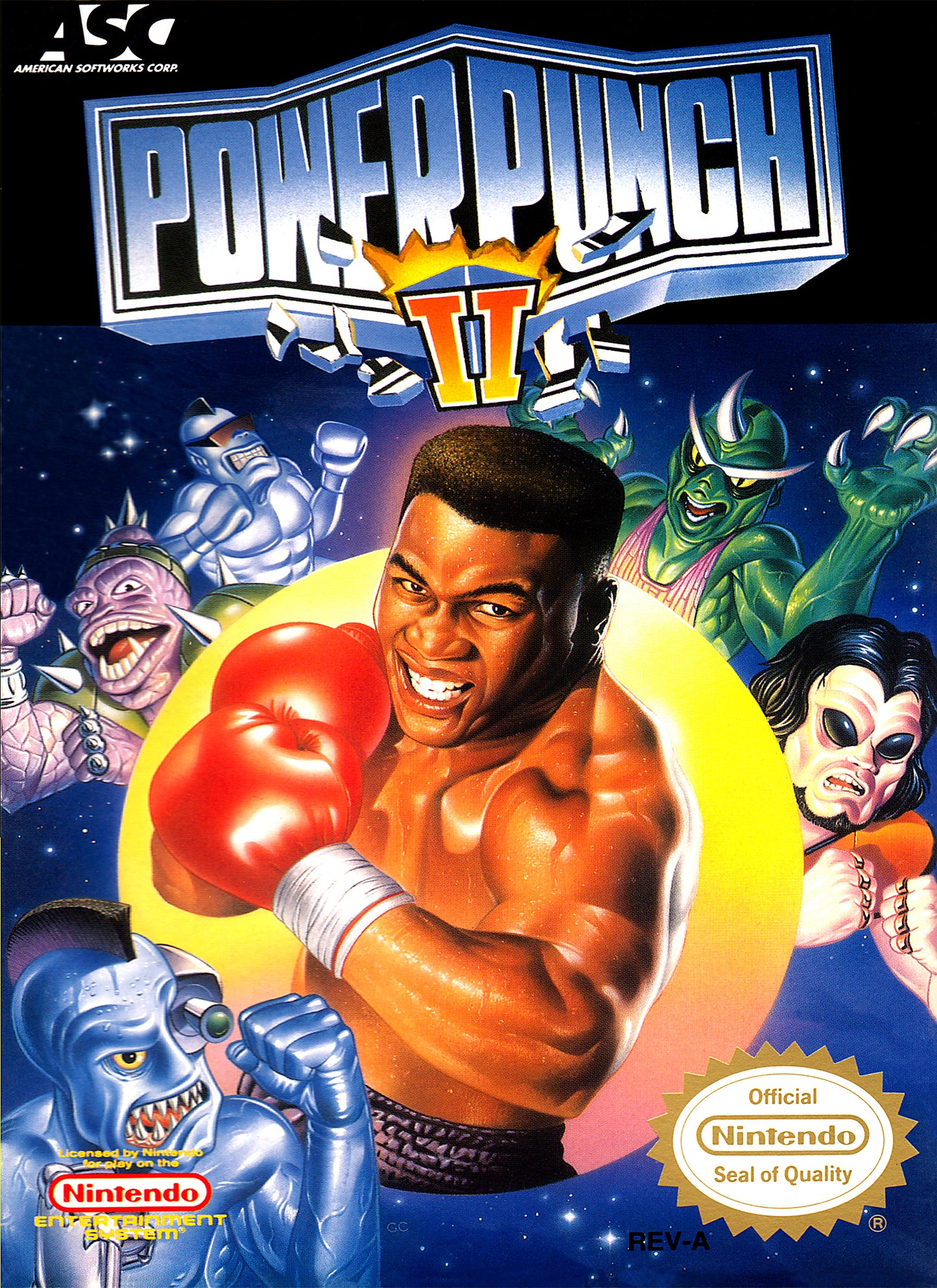 POWER PUNCH II - NES (W/BOX)