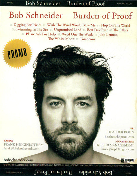 SCHNEIDER, BOB - BURDEN OF PROOF