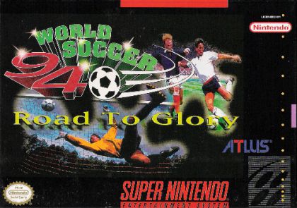 WORLD SOCCER 94: ROAD TO GLORY - SNES (W/BOX & MANUAL)