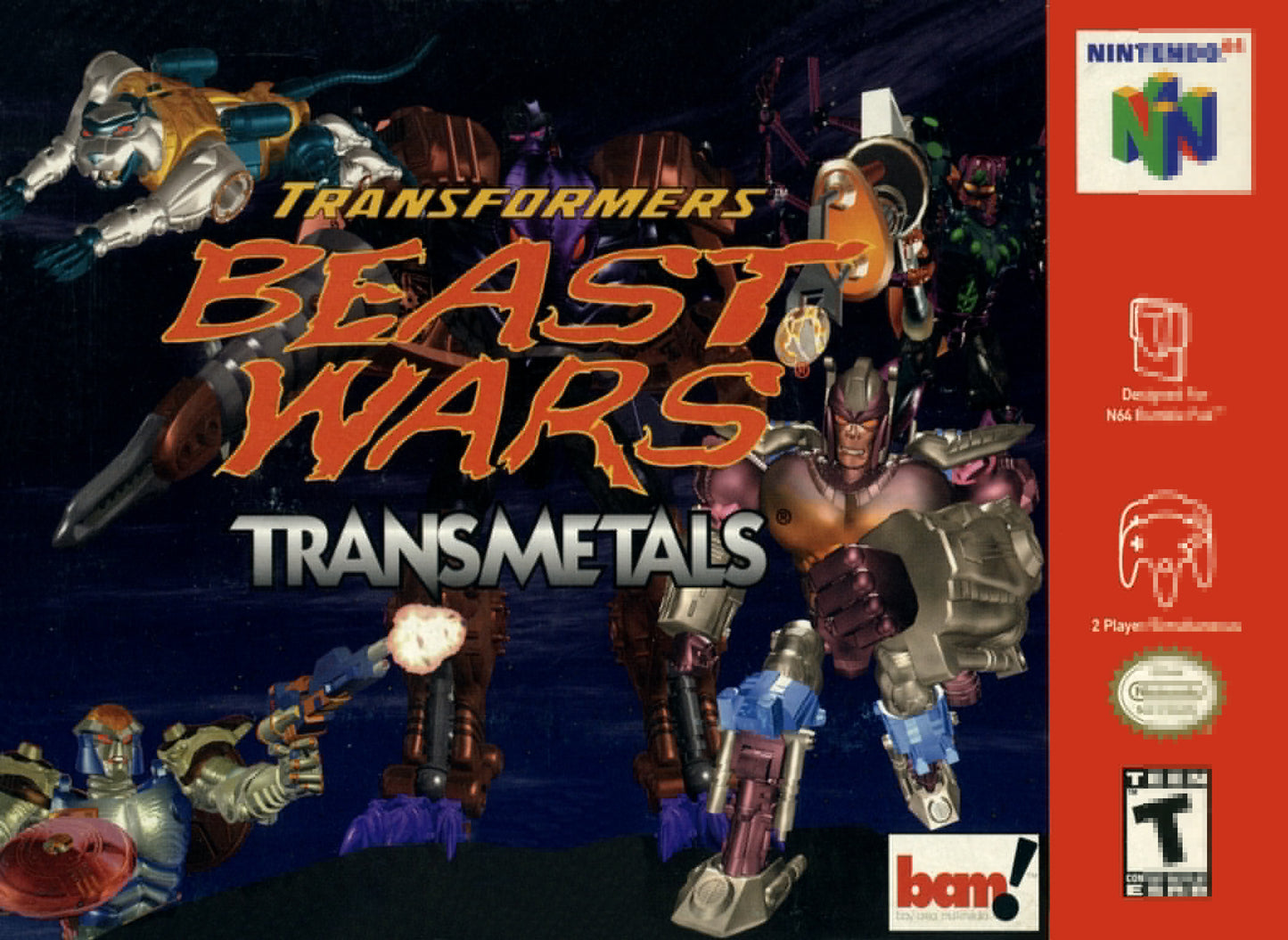 TRANSFORMERS BEAST WARS: TRANSMETALS - N64