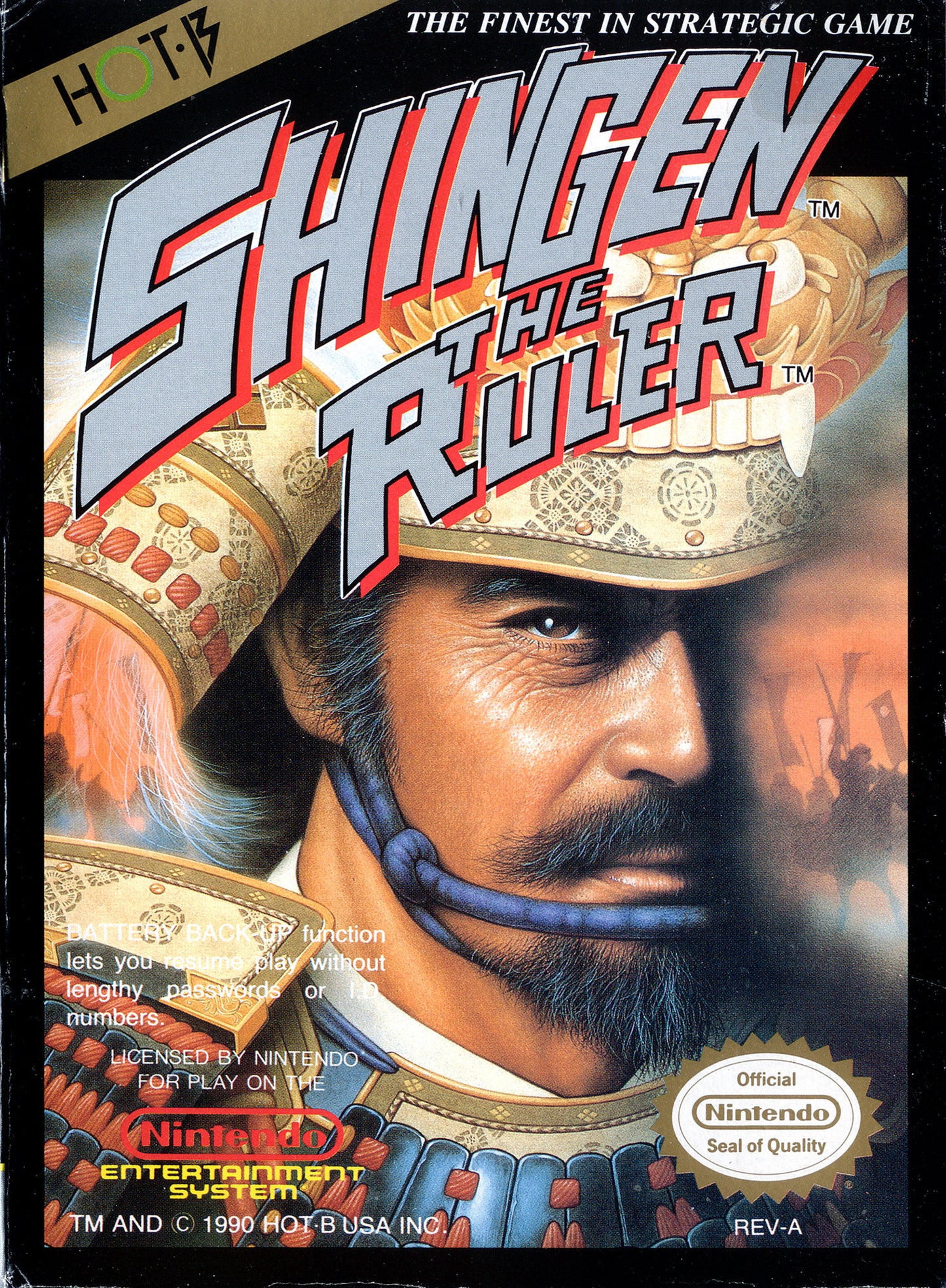 SHINGEN THE RULER - NES (W/BOX & MANUAL)