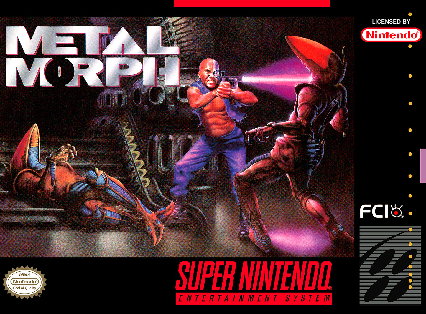 METAL MORPH - SNES (W/BOX & MANUAL)