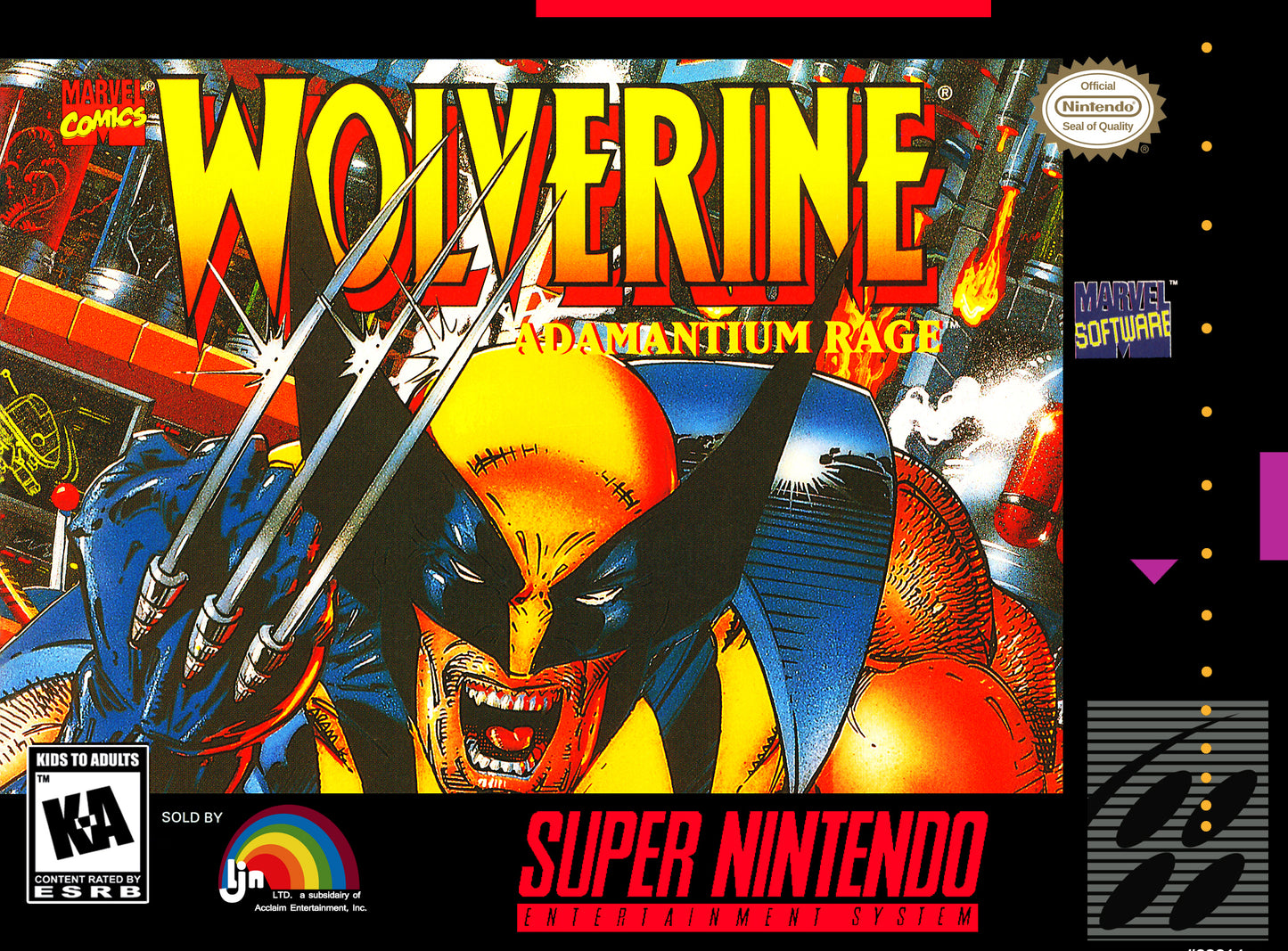 WOLVERINE: ADAMANTIUM RAGE - SNES