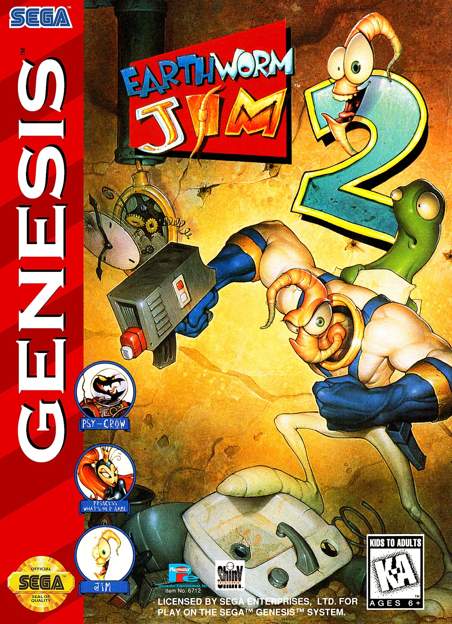 EARTHWORM JIM 2 - GENESIS