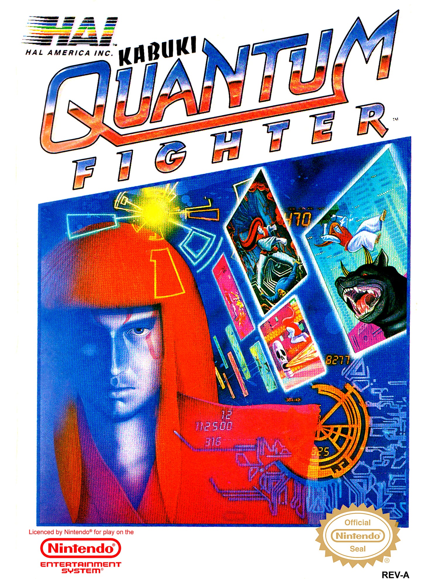 KABUKI QUANTUM FIGHTER - NES (W/BOX & MANUAL)