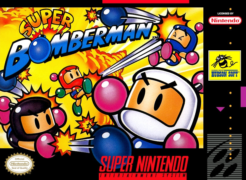 SUPER BOMBERMAN PARTY PACK (W/MULTITAP) - SNES (W/BOX)
