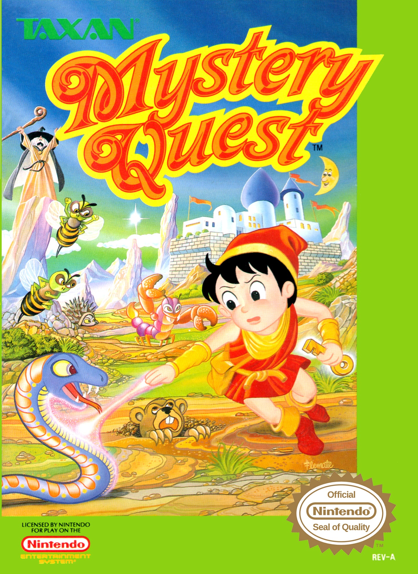 MYSTERY QUEST - NES (W/BOX & MANUAL)