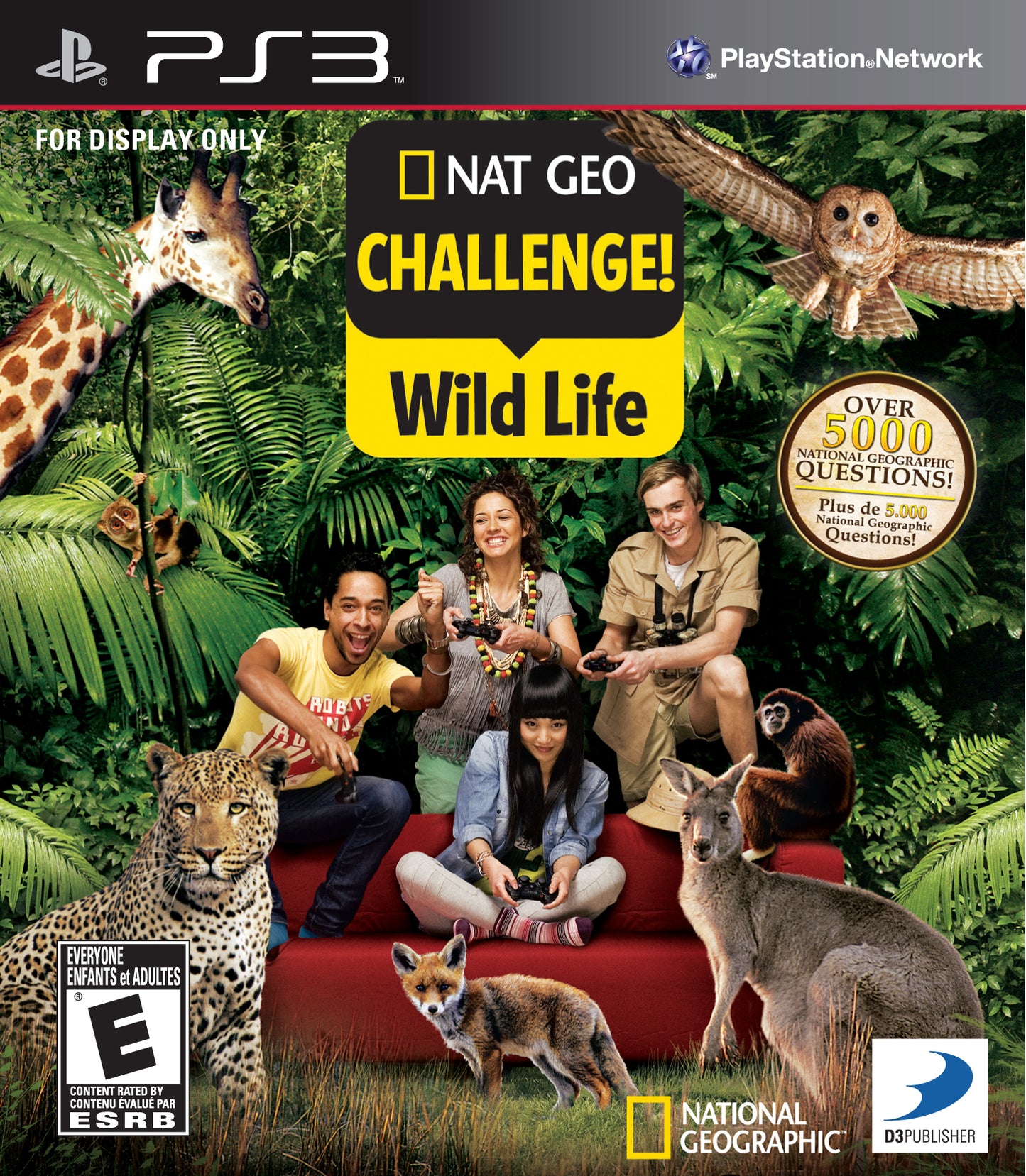 NAT GEO CHALLENGE! WILD LIFE - PS3