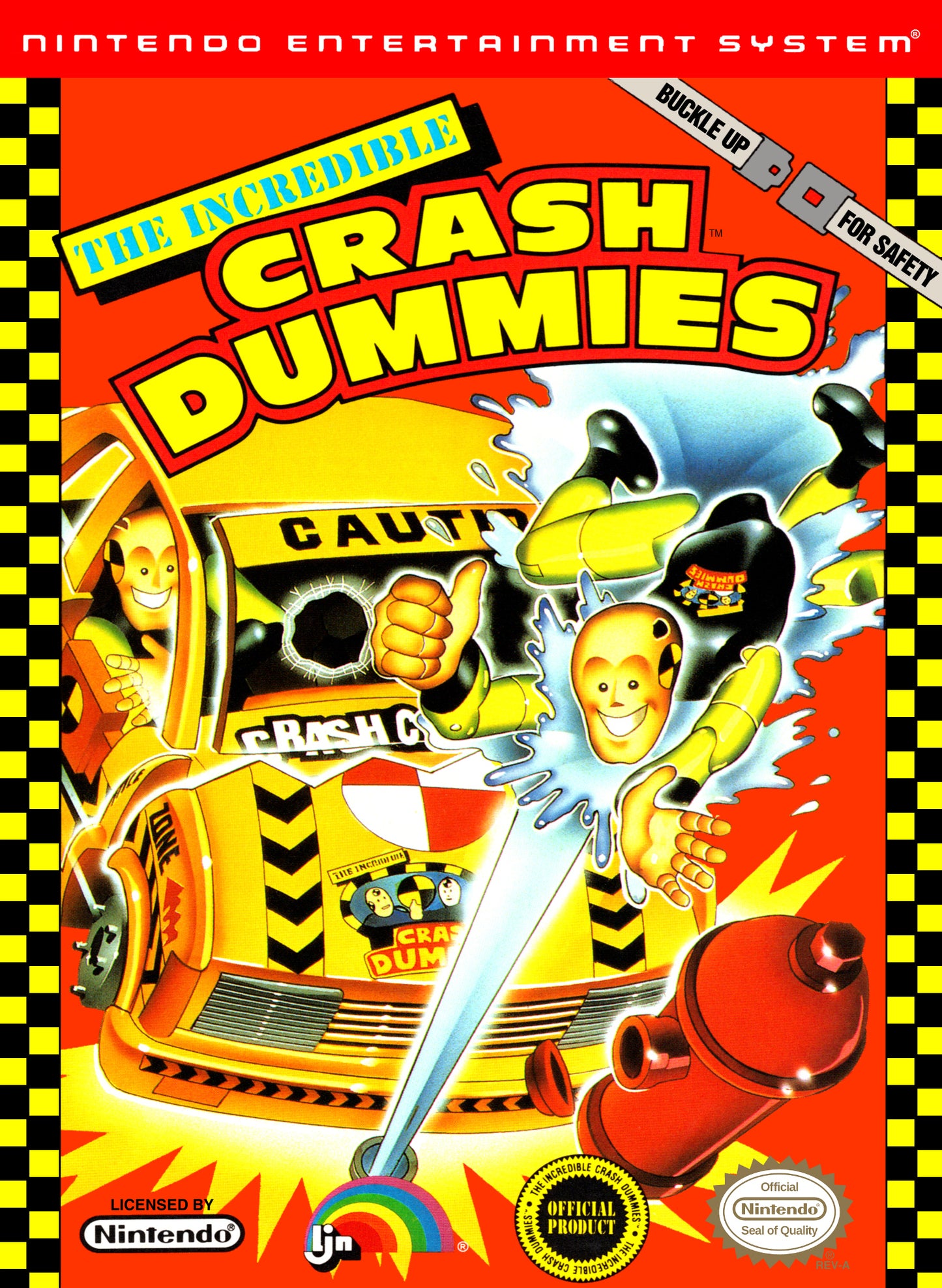 INCREDIBLE CRASH DUMMIES - NES (W/BOX & MANUAL)