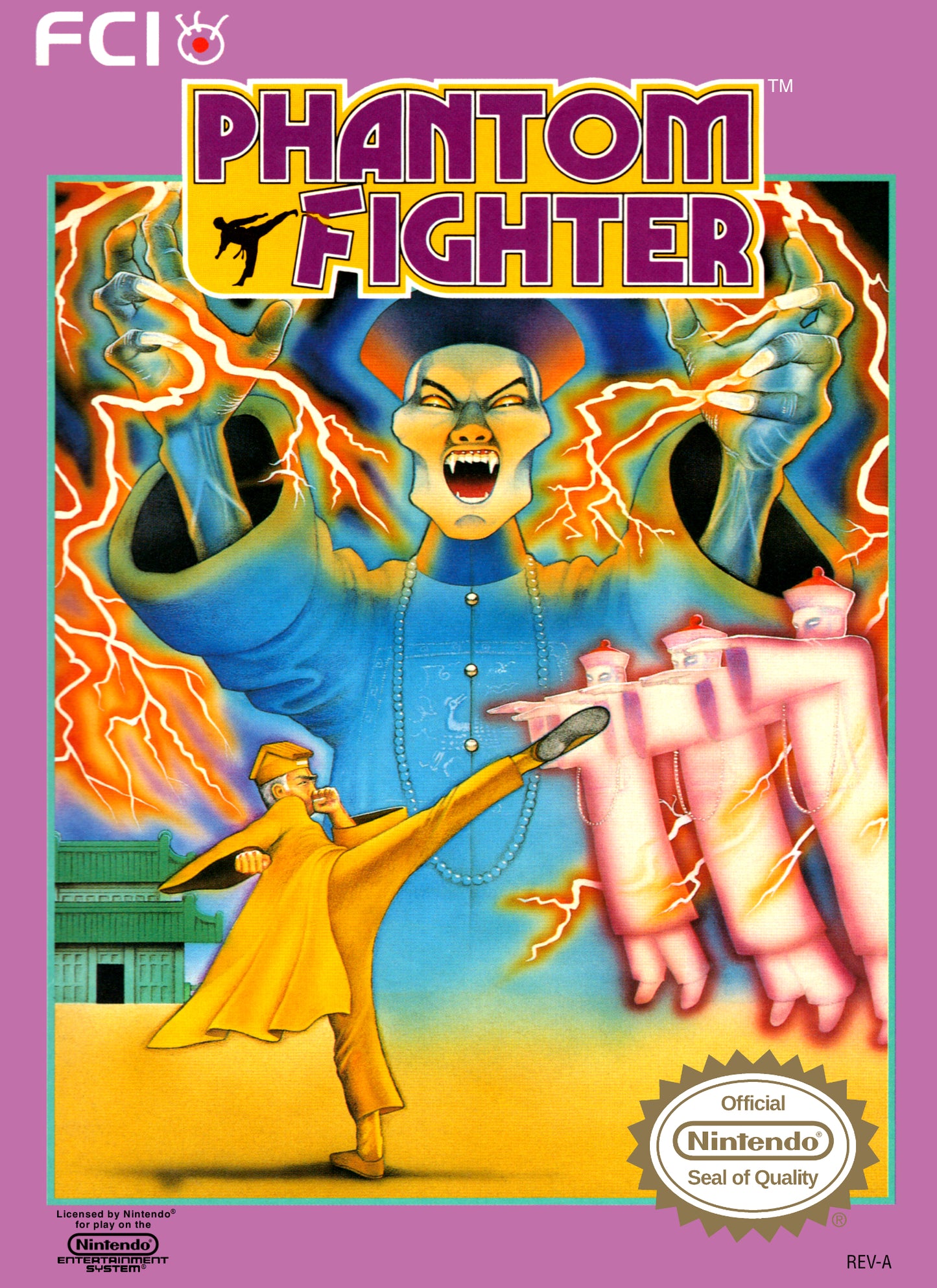 PHANTOM FIGHTER - NES (W/BOX & MANUAL)
