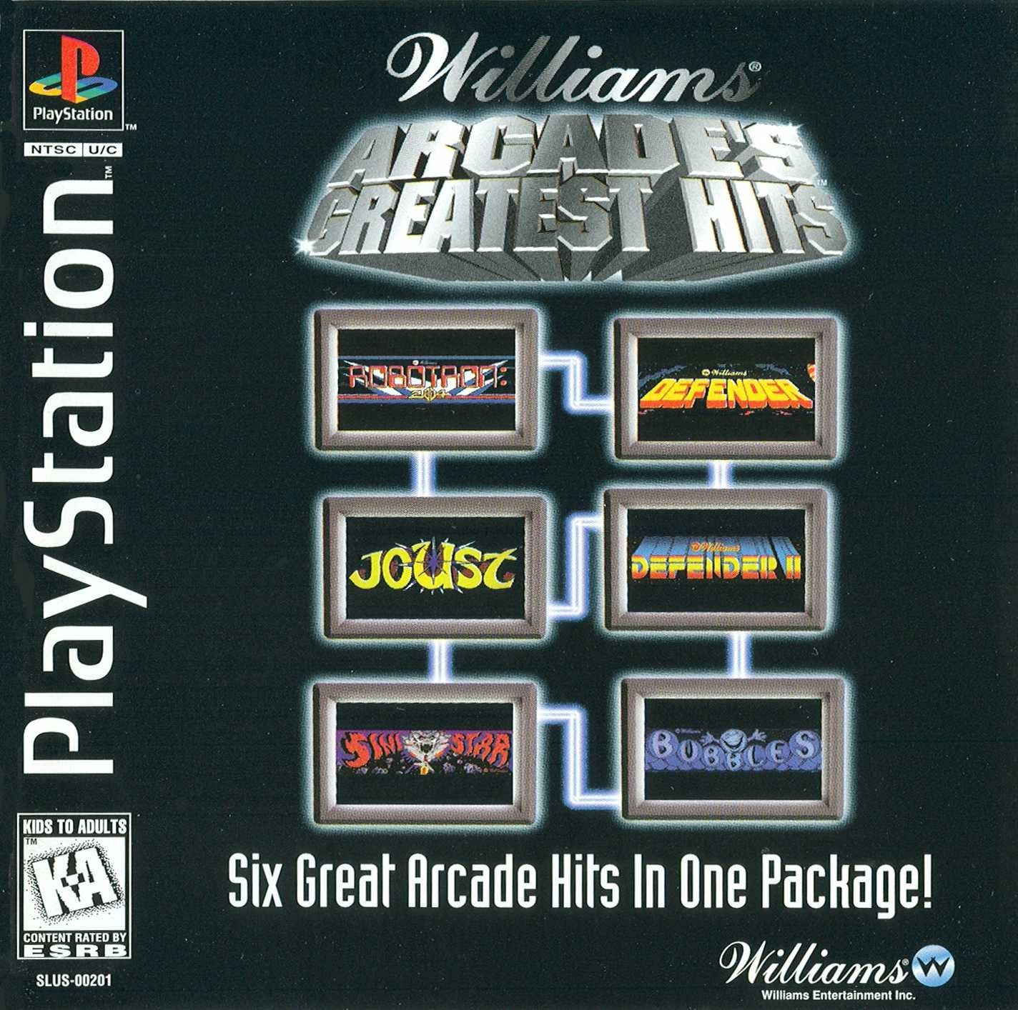 WILLIAMS ARCADE'S GREATEST HITS - PS1