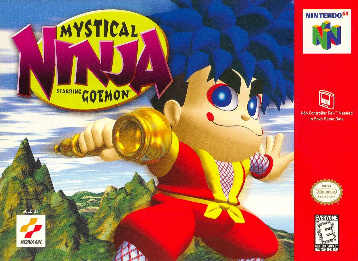 MYSTICAL NINJA STARRING GOEMON - N64 (W/BOX & MANUAL)