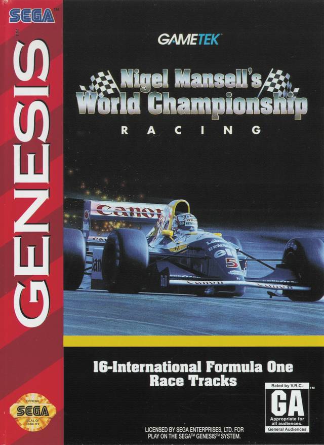 NIGEL MANSELL'S WORLD CHAMPIONSHIP RACIN - GENESIS