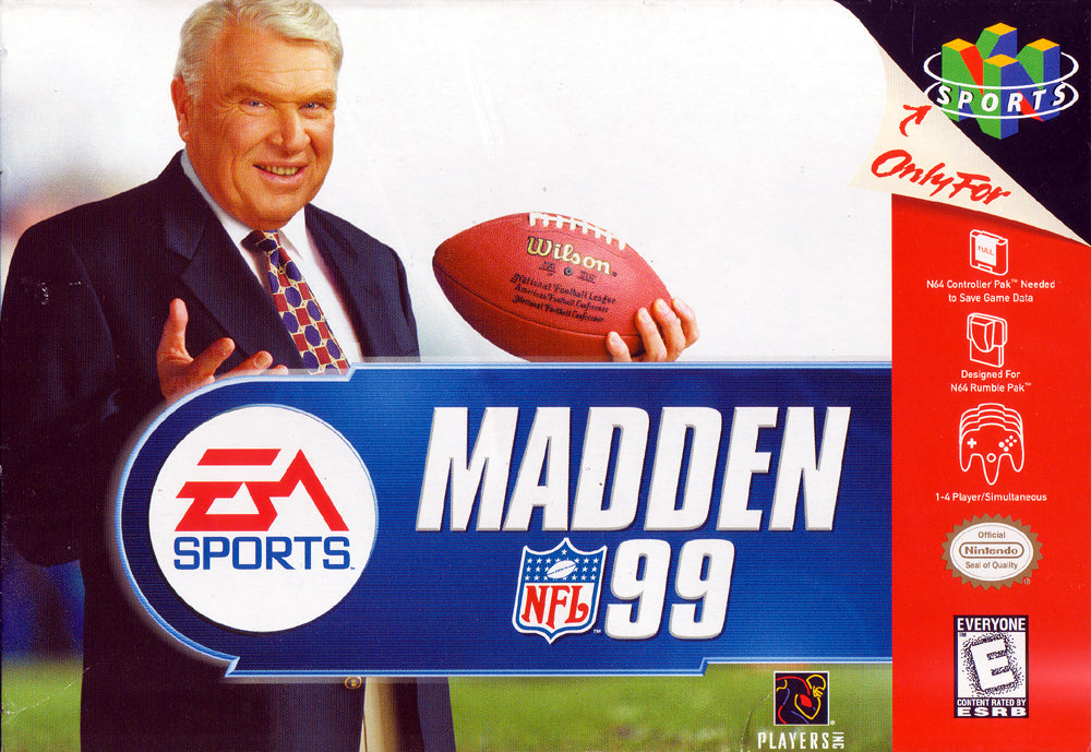 MADDEN NFL 99 - N64 (W/BOX)