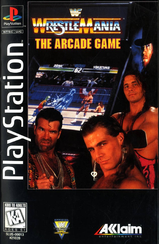 WWF WRESTLEMANIA: THE ARCADE GAME - PS1