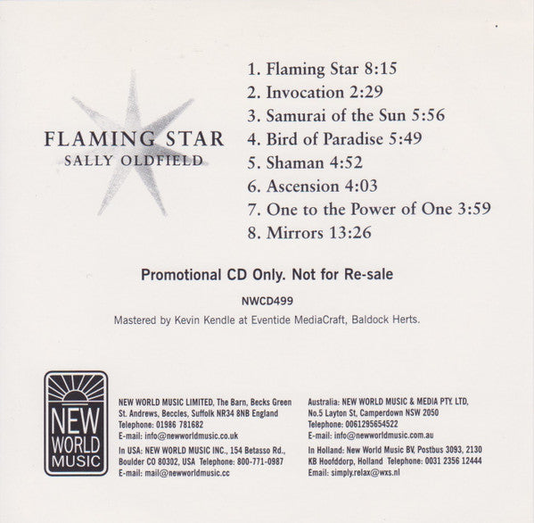 OLDFIELD, SALLY - FLAMING STAR