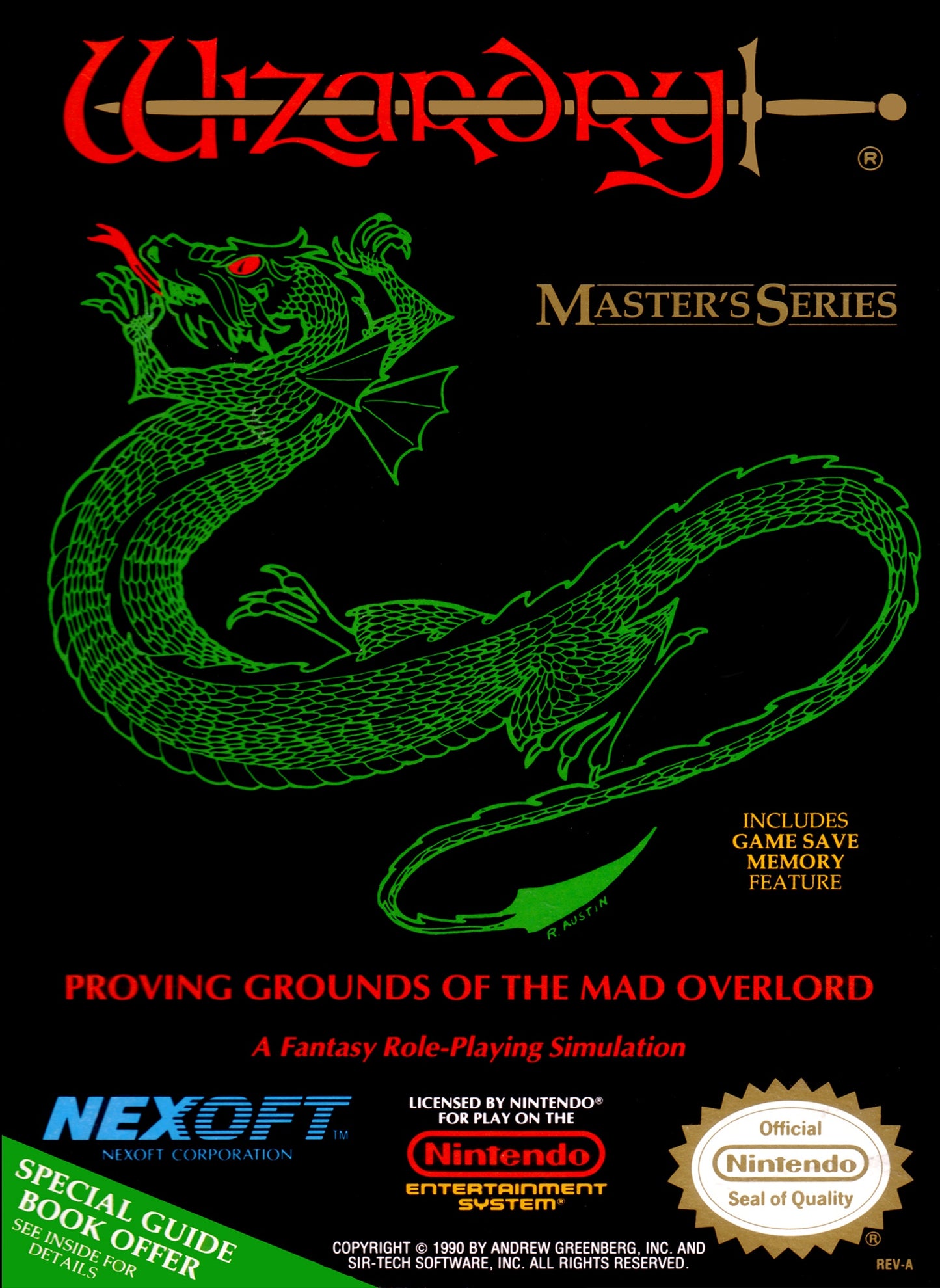 WIZARDRY: PROVING GROUNDS OF THE MAD OVE - NES (W/BOX)