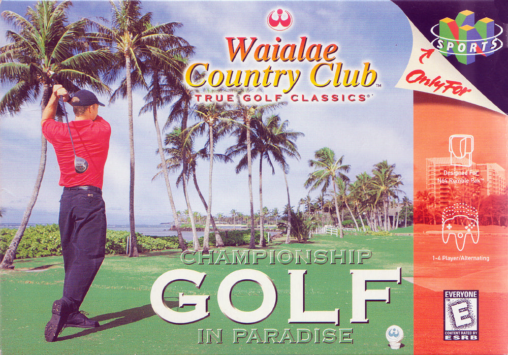 WAIALAE COUNTRY CLUB - N64 (W/BOX & MANUAL)
