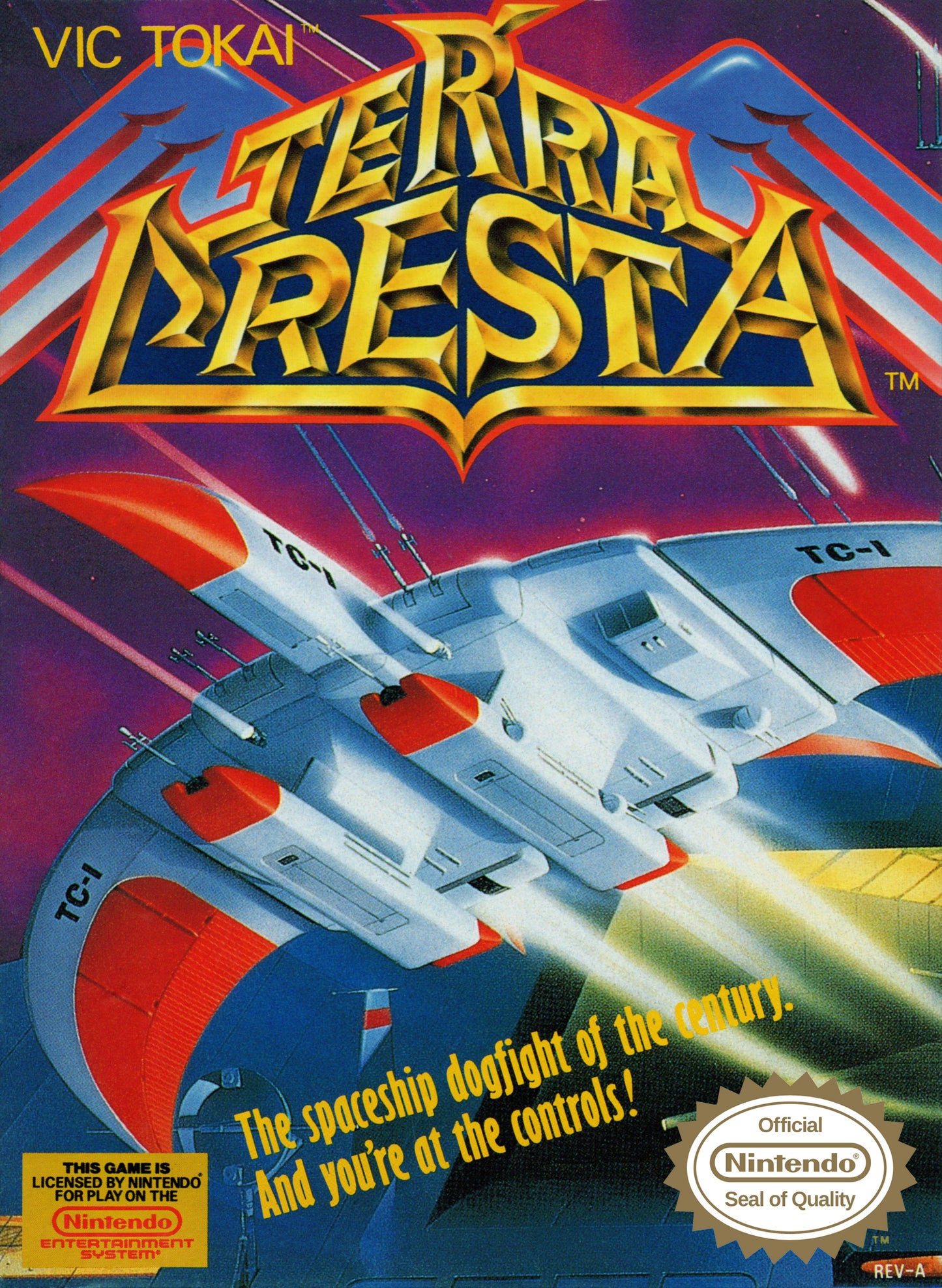 TERRA CRESTA - NES (W/BOX & MANUAL)